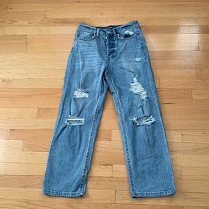 WILD FABLE High rise straight Jean